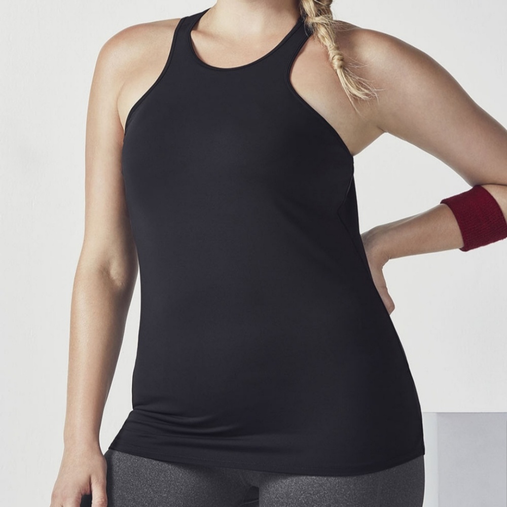 Black open back NWT XL Fabletics  Performance tank